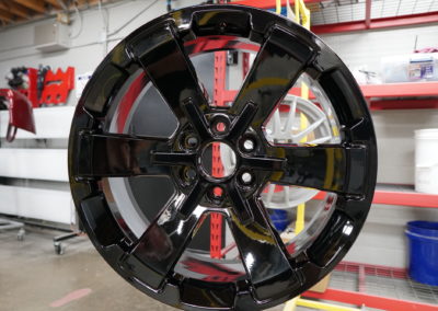 Louisville Wheel Powder Coating Black Rim